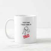 Mug Agent immobilier drôle (Gauche)