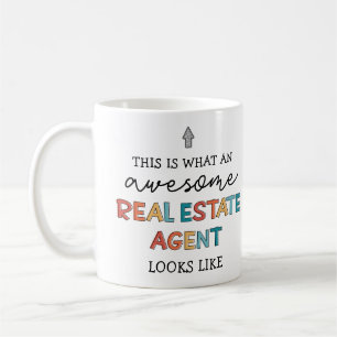 Mug Agent Immobilier Drôle Awesome Realtor Cadeaux