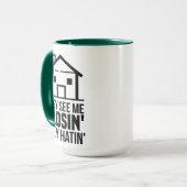 Mug Agent Immobilier Ils Me Voient Fermer Café (Devant gauche)