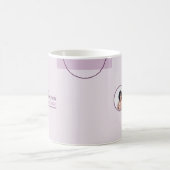 Mug Agent immobilier Lignes fines Rose (Centre)
