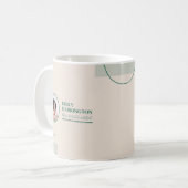 Mug Agent immobilier Lignes fines Sable (Devant gauche)