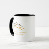 Mug Agent immobilier minimaliste Entreprise (Devant gauche)