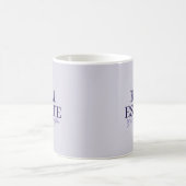 Mug Agent immobilier moderne à la lavande (Centre)