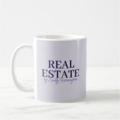 Mug Agent immobilier moderne à la lavande (Gauche)