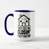 Mug Agent Immobilier Realtor Ils Me Voient Fermer Mign (Gauche)
