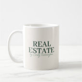Mug Agent immobilier vert moderne (Gauche)
