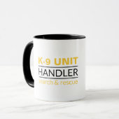 Mug Agent K9 (Devant gauche)