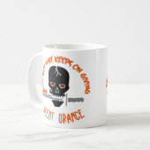Mug Agent Orange la LUMIÈRE de cadeau (Devant gauche)