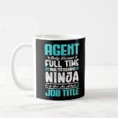 Mug Agent Titre du travail Profession Drôle Compétence (Gauche)