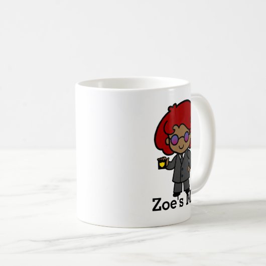 Mug Agente secrète mignonne fille (Devant droit)