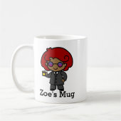 Mug Agente secrète mignonne fille (Gauche)