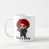 Mug Agente secrète mignonne fille (Gauche)