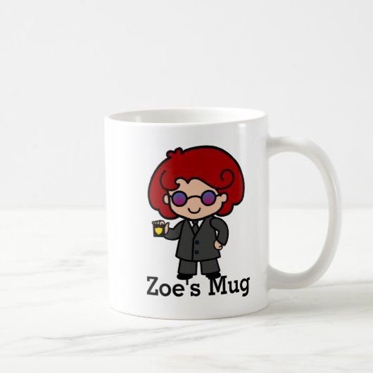 Mug Agente secrète mignonne fille (Droite)