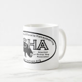 Mug AGHA-Nouveau logo Tasse-ovale (Devant droit)