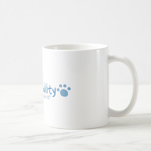 Mug Agilité de Sheltie - pouvez-vous la manipuler ? (Droite)