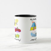 Mug Agilité intéressante de Yorkie (Centre)