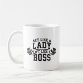 Mug Agis Comme Une Dame, Ascenseur Comme Un Patron, Fi (Gauche)