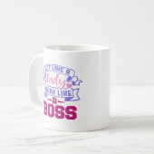 Mug Agissez comme une dame, pensez comme un patron (Devant gauche)