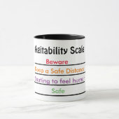 Mug Agitability Measuring Scale Coffee Cup (Centre)