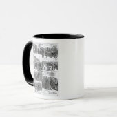 Mug Agitation irlandaise de ligue de terre (Devant gauche)