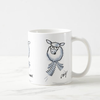 Mug Agneau de bande dessinée. Pour ma soeur. Je vous
