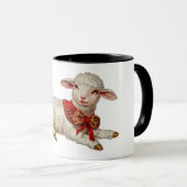 Mug agneau de Noël (Devant droit)