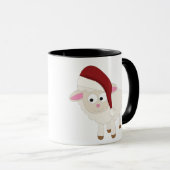 Mug Agneau de Noël (Devant droit)