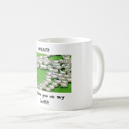 Mug Agneau long perdu : Beurre collant (Devant droit)