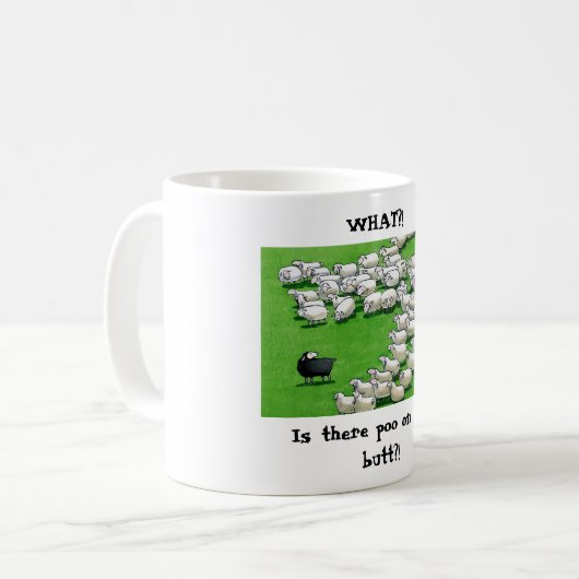 Mug Agneau long perdu : Beurre collant (Devant gauche)