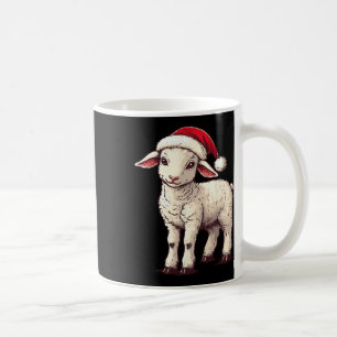 Mug Agneau Santa Hat Funny Framer Lamb Lover Noël Chri