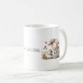 Mug Agneaux mignons aux accents floraux et en écailles (Devant droit)
