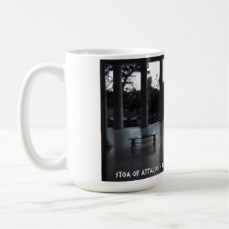Mug Agora antique d'Athènes, Grèce. Stoa d'Attalos