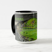 Mug Agrandissement Iguana Vert Photographie personnali (Devant gauche)