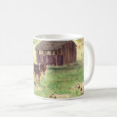 Mug Agriculteur avec Mule et mouton (Devant droit)