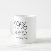 Mug Agriculteur de 99% (Devant gauche)