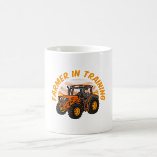 Mug Agriculteur drôle en formation pour l'avenir tract
