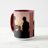 Mug Agriculteurs et coucher du soleil (Devant gauche)