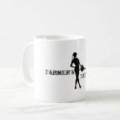 Mug Agriculteurs fille, agriculteur, fille (Devant gauche)