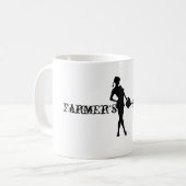 Mug Agriculteurs fille, agriculteur, fille (Devant gauche)
