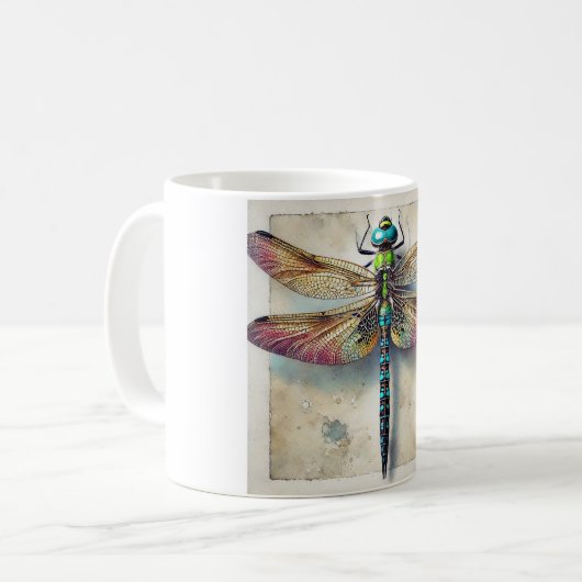 Mug Agrionoptera Dragonfly 031124IREF217 - Watercolor (Devant gauche)
