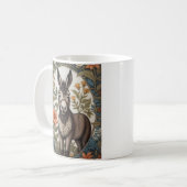 Mug Agritourisme Donkey William Morris inspiré (Devant gauche)