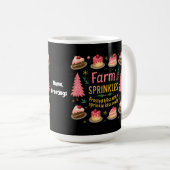 Mug Agritourisme Fraîche Des Bliss Avec Un Baiser Noël (Devant droit)