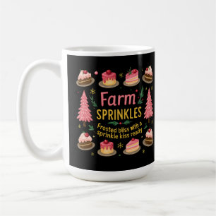 Mug Agritourisme Fraîche Des Bliss Avec Un Baiser Noël