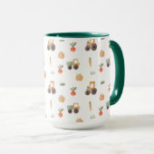Mug Agritourisme jardin aquarelle Motif amusant (Devant droit)