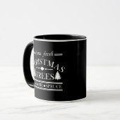Mug Agritourisme Joyeux arbres de Noël (Devant gauche)