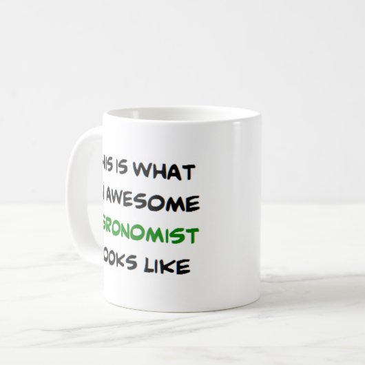 Mug agronome, génial (Devant gauche)