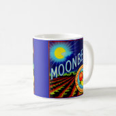 Mug agrume de marque de Moonbeam d'étiquette de caisse (Devant droit)