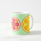 Mug Agrumes TROPICALES FRUITS D'ÉTÉ Citrons d'orange (Devant droit)