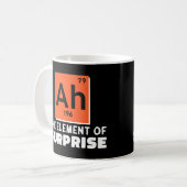 Mug Ah Élément De Surprise Chimie Drôle Étudiant (Devant gauche)