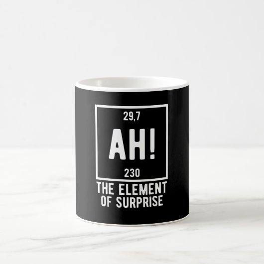 Mug Ah ! L'élément de la chimie drôle surprise  (Centre)